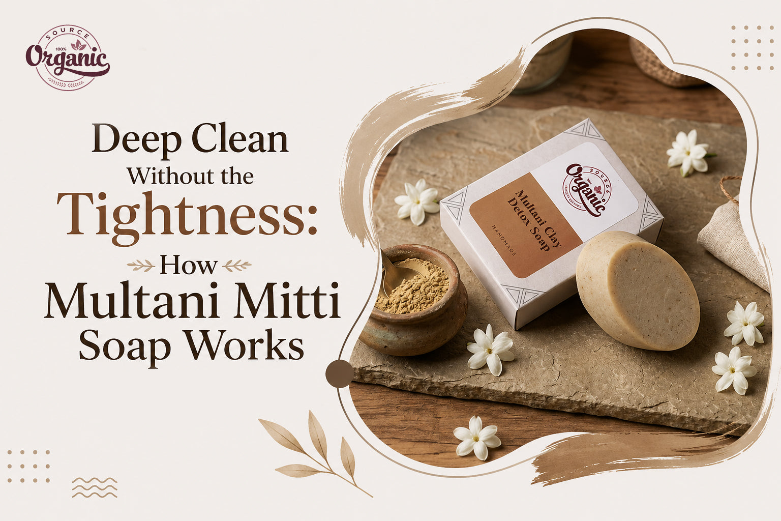 Deep Clean Without the Tightness: How Multani Mitti Soap Works